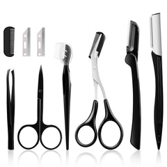 ZTRHYOO Eyebrow Kit pouch with essential brow tools for on-the-go grooming.