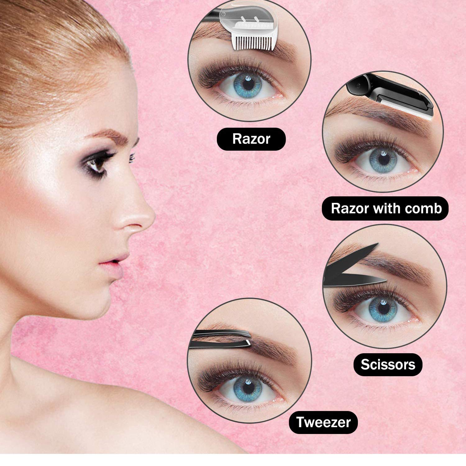 ZTRHYOO Travel-Sized Kit for quick brow touch-ups.