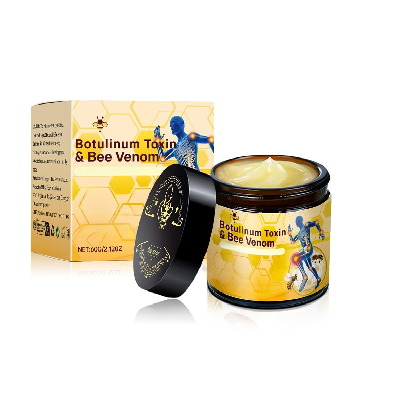 ZTSGU Bee Venom Joint Relief Gel bottle for targeted muscle comfort.