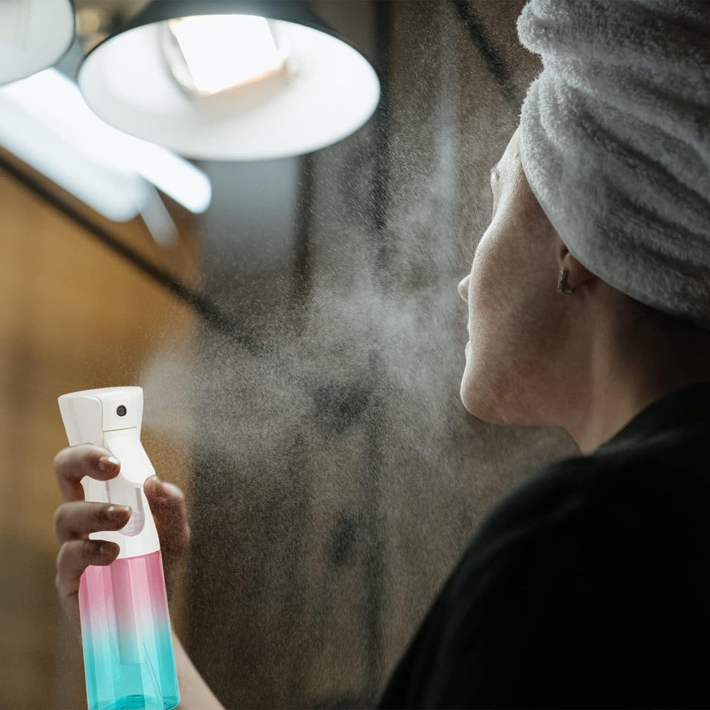Zuhose gradient pink-blue bottle design for modern aesthetics