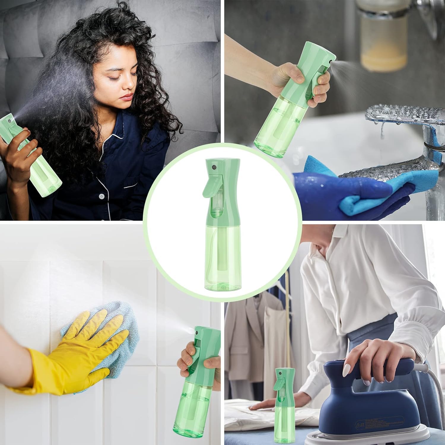 Zuhose spray bottle for hair care and facial mist