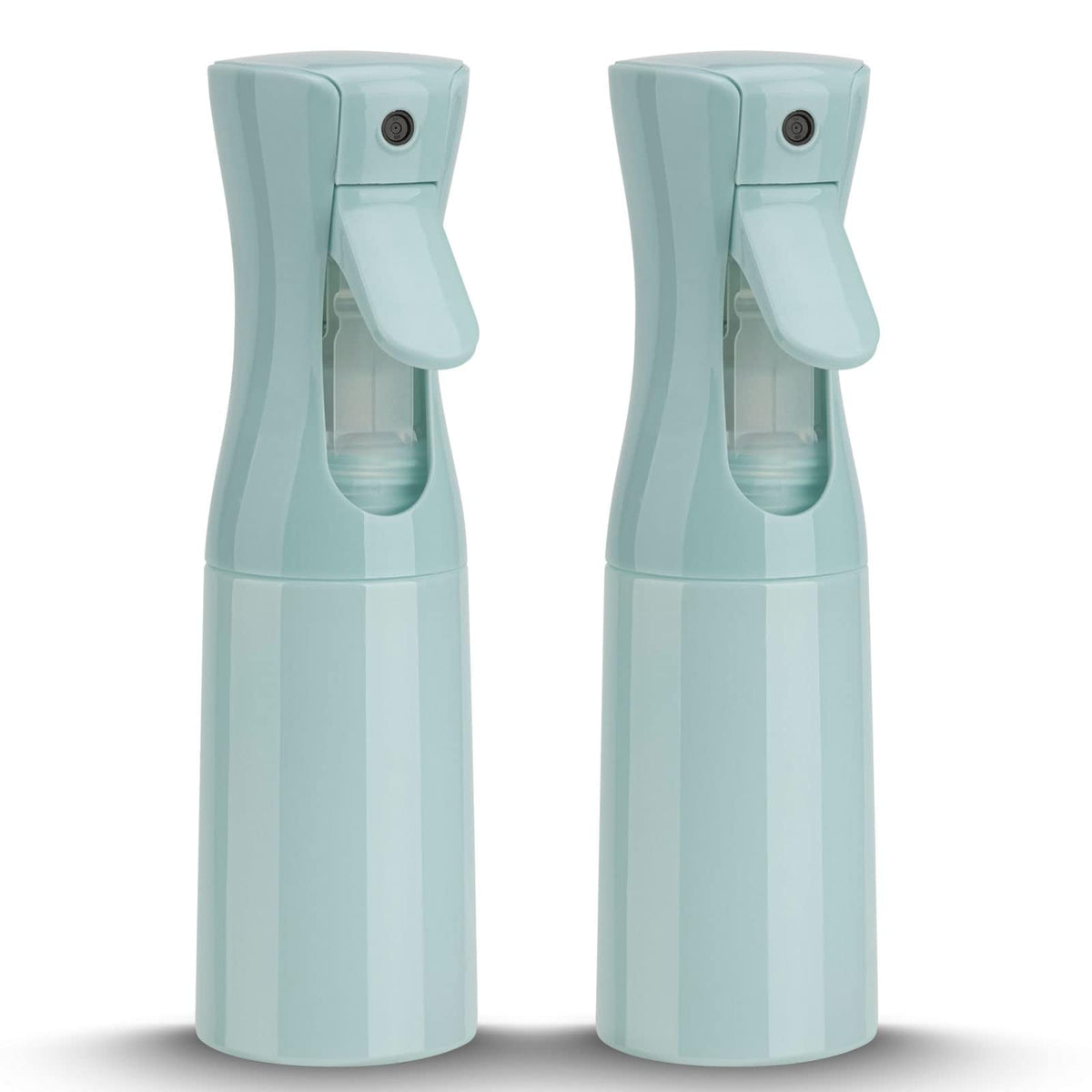 Zuhose spray bottle ultra fine mist for evenly hydrated hair.