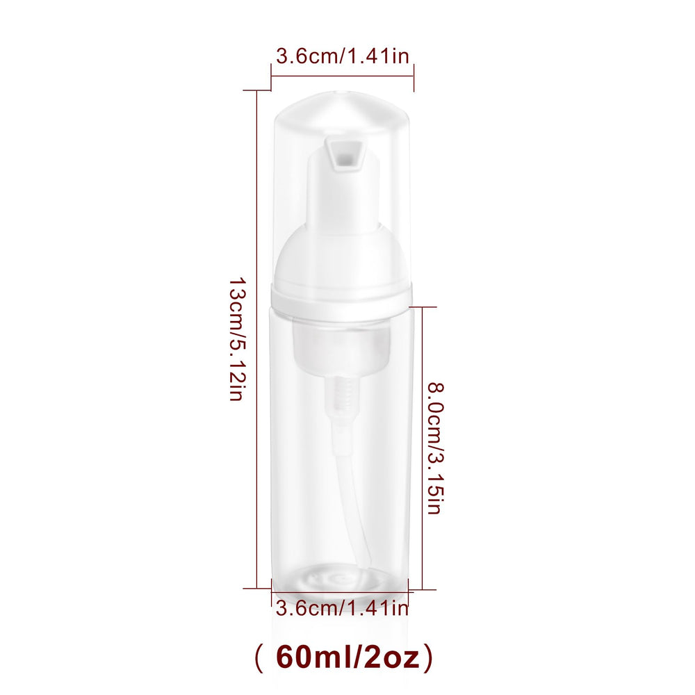 Close-up of Zuihug 2oz foam bottle pump cap for smooth foam.