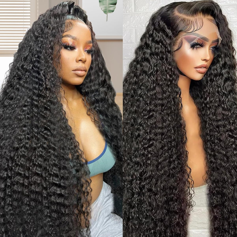 Zumuer Brazilian virgin deep wave lace front with natural volume
