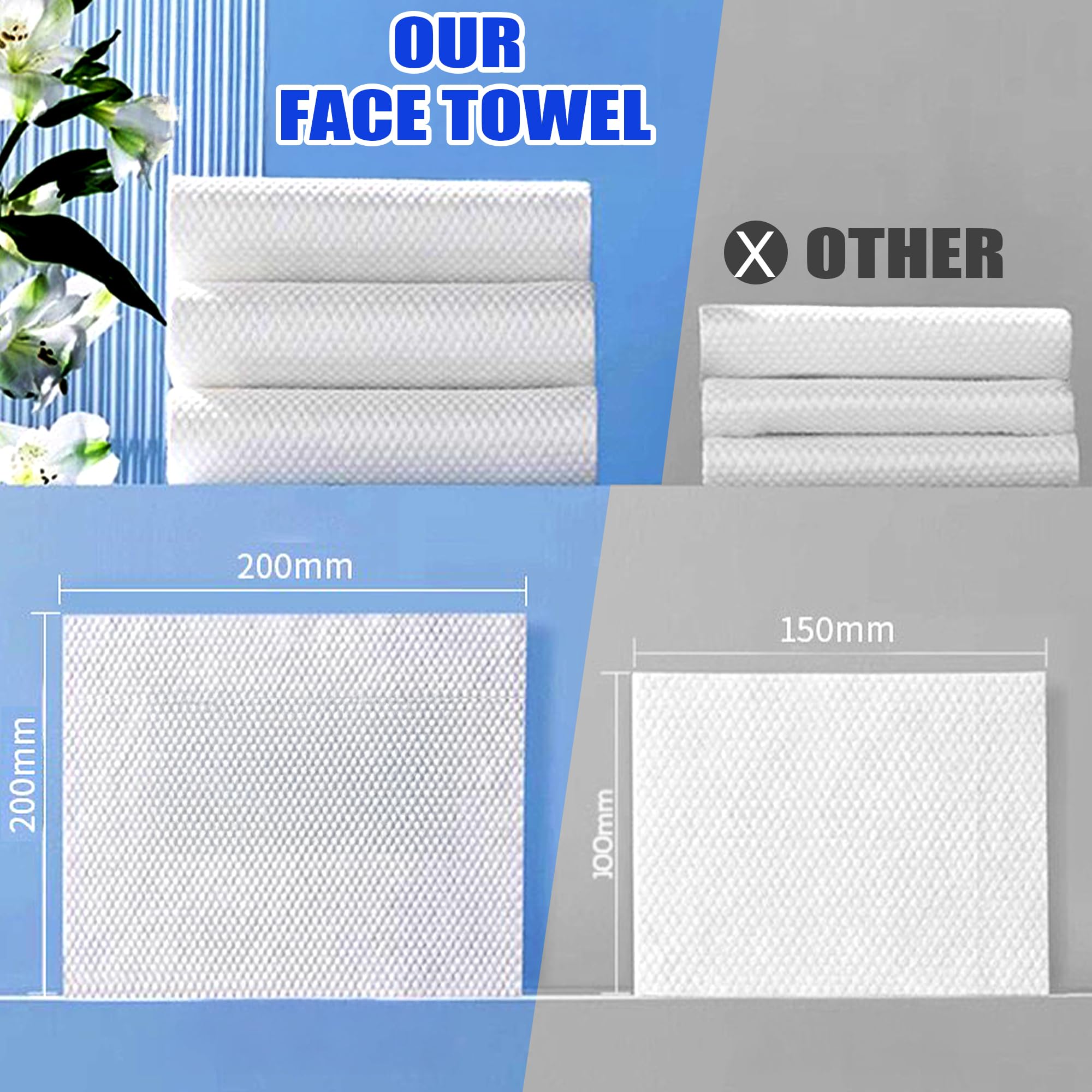 ZVNNZOM toalla desechable ultra absorbente, ideal para limpieza facial diaria