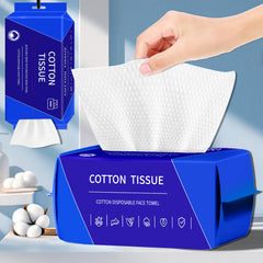ZVNNZOM toalla facial desechable ultra gruesa, empaque compacto y absorbente para maquillaje