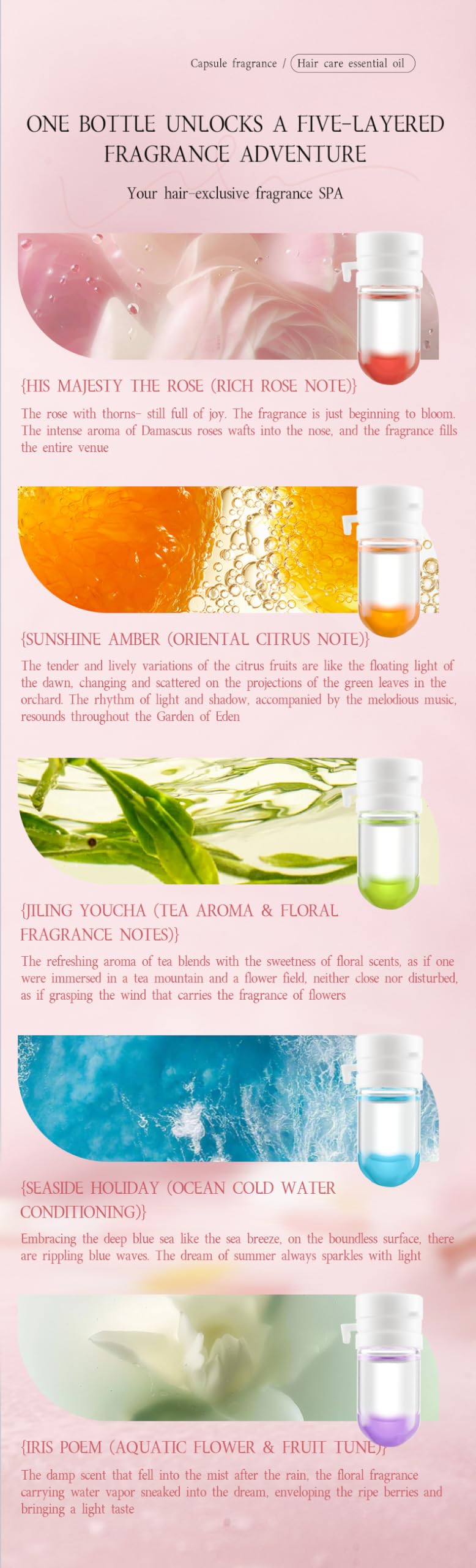 ZYiJinWanYiC aceite de aguacate y camelia para cabello nutrido.
