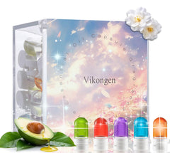 ZYiJinWanYiC botellas mini muestran nutrición natural para cabello.