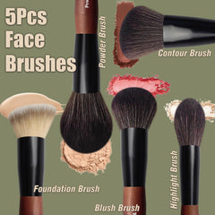 Zylsnice cruelty-free synthetic brush fibers soft and easy to clean