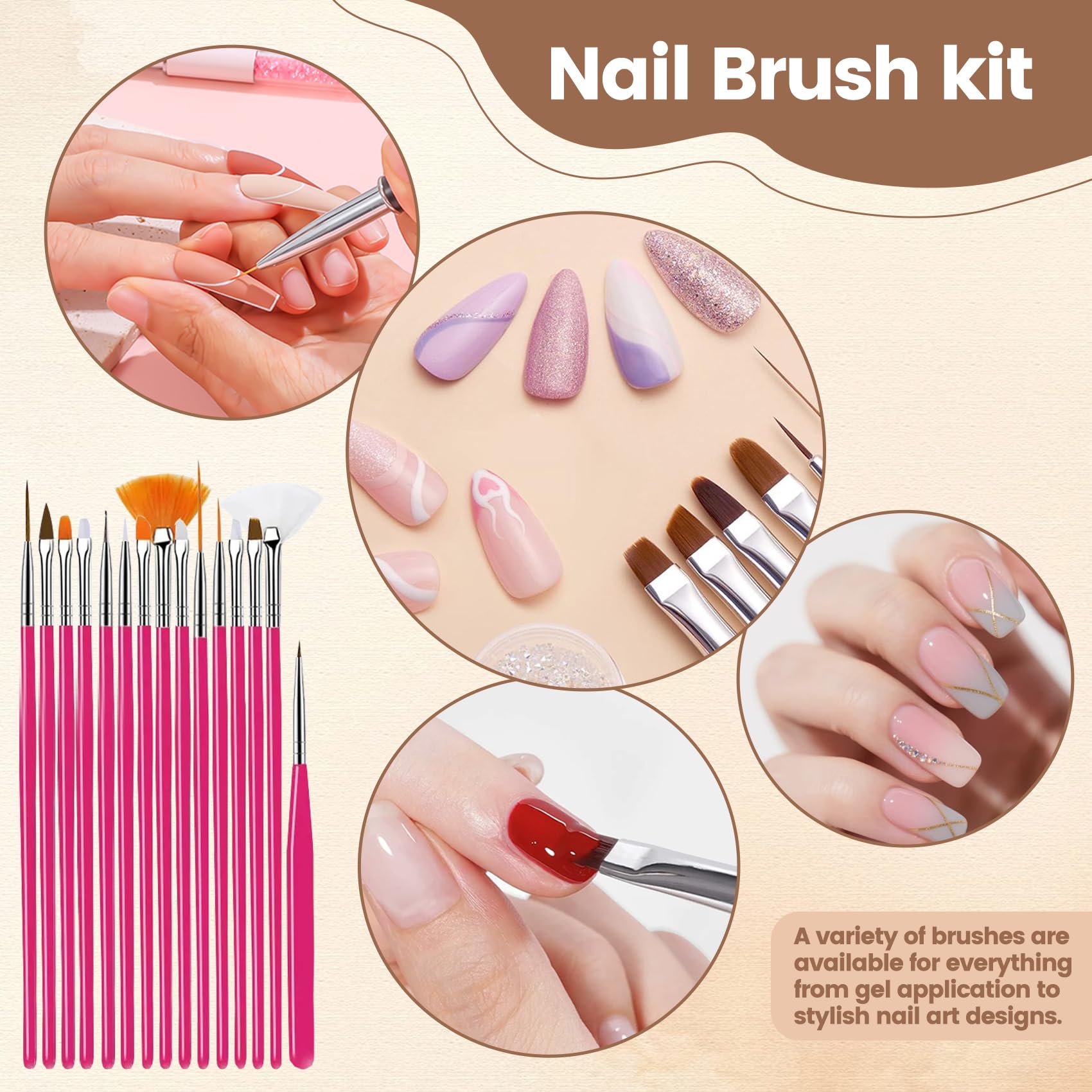 Zyluria Double-Ended Silicone Embossing Pen enables intricate nail decorations