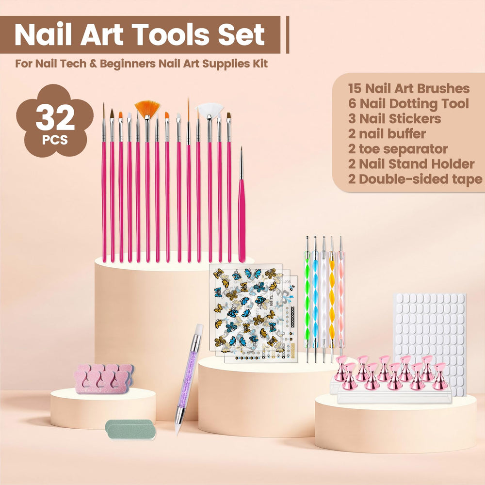 Zyluria Precision Dotting Tools with 6 nibs for clean, uniform dots