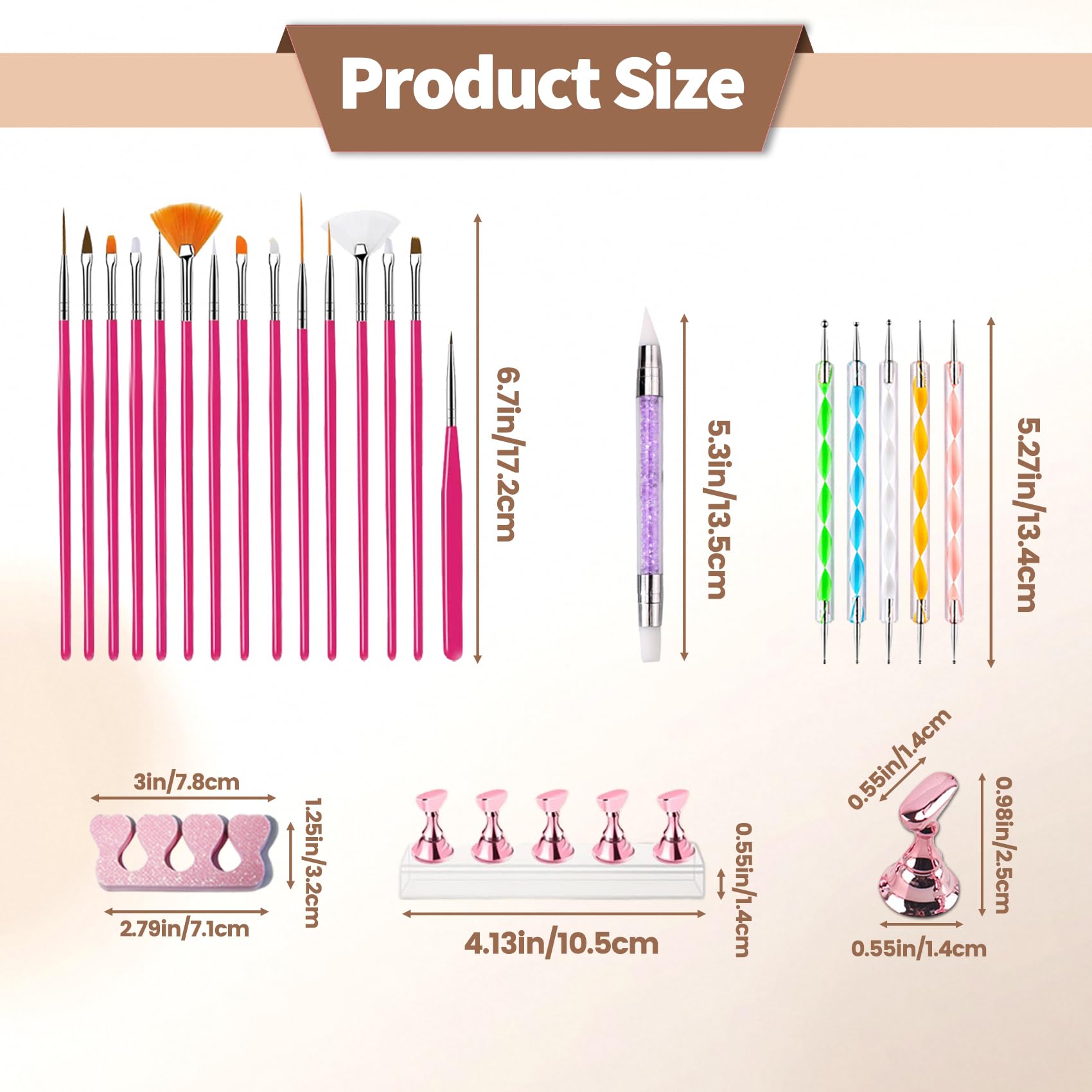 Zyluria Toe Separators and Nail Stand Holder provide comfortable pedicures