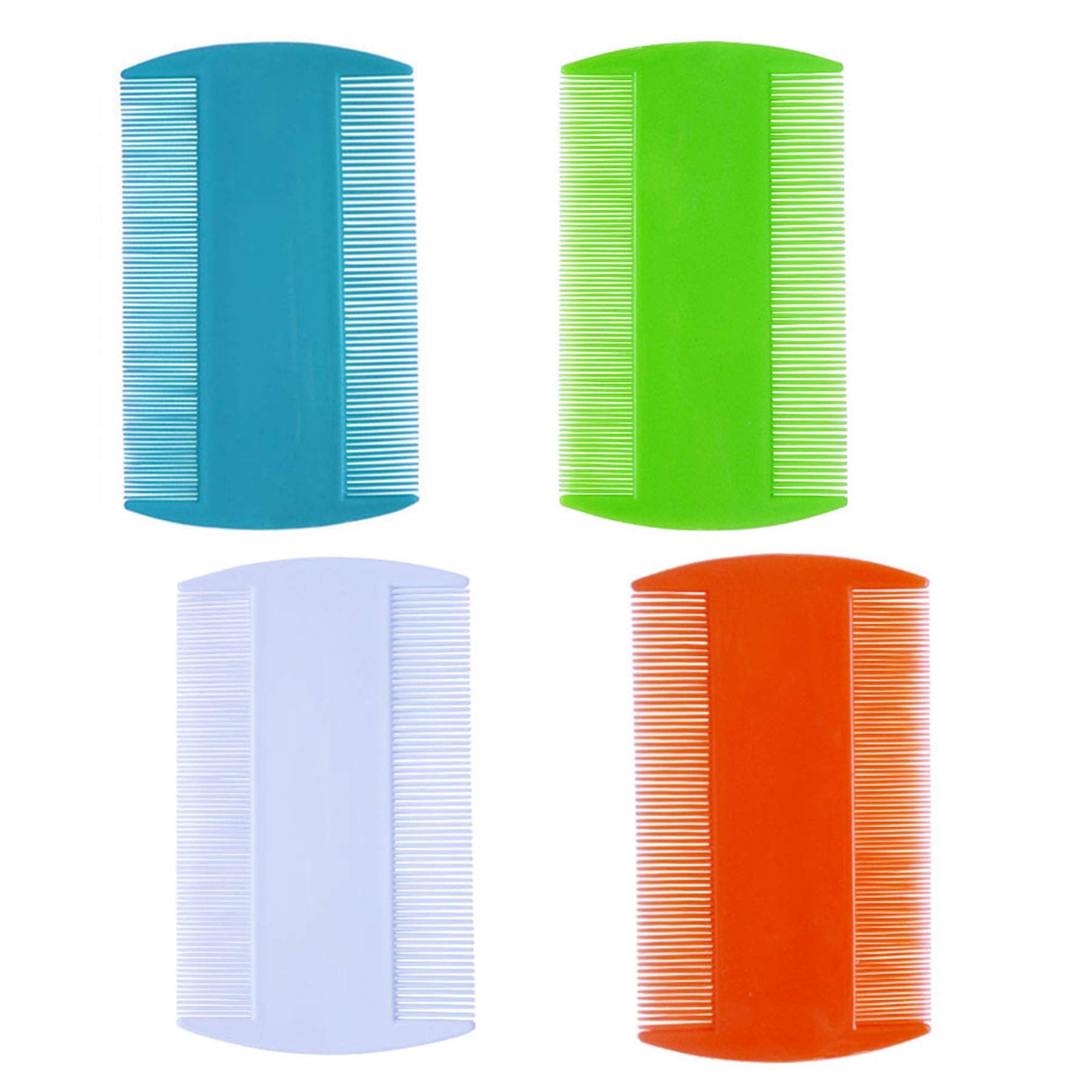 zyoung 4-pcs hair combs with double-sided fine teeth for versatile detangling.