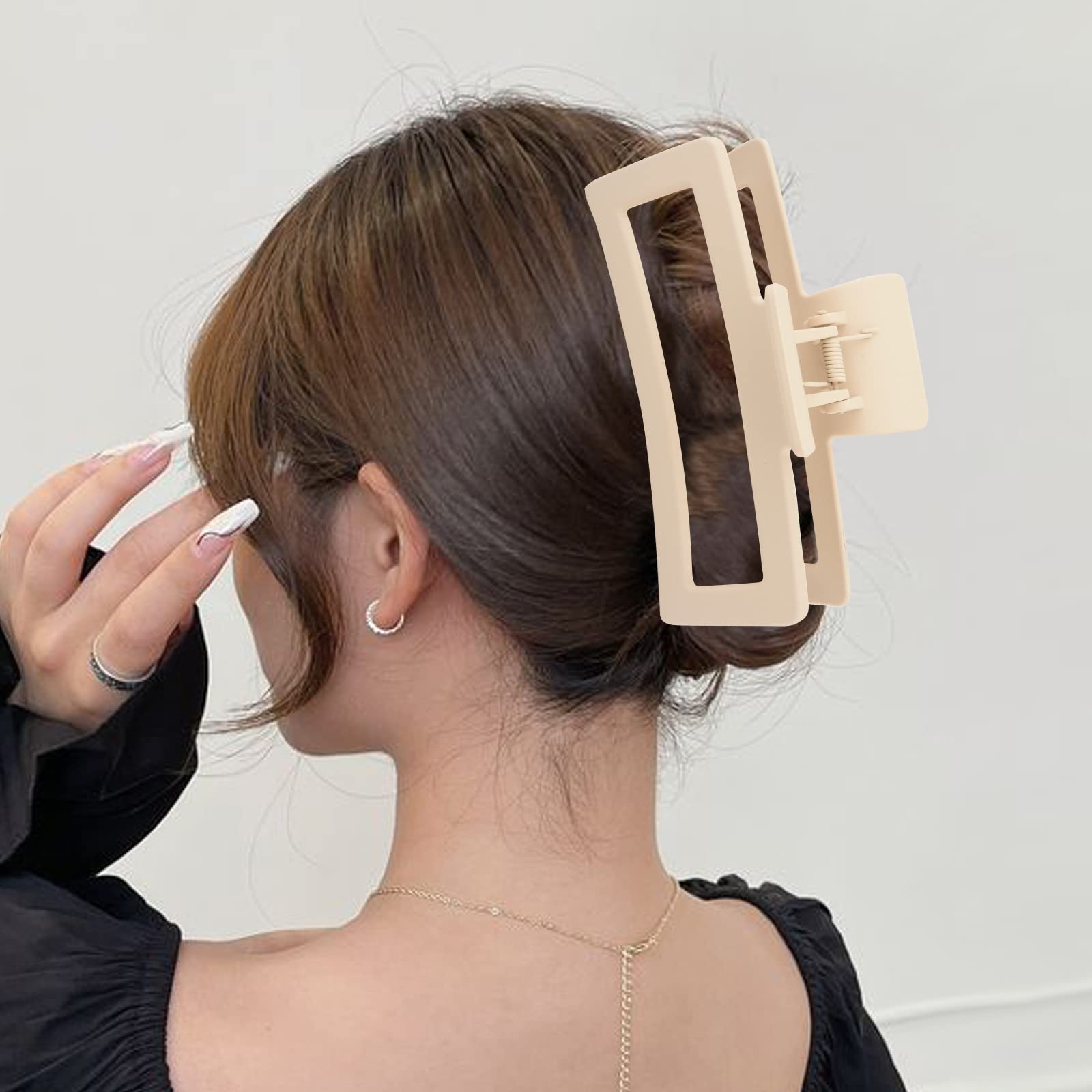 ZYTJ accesorios pelo rectangulares grandes para peinados rápidos.
